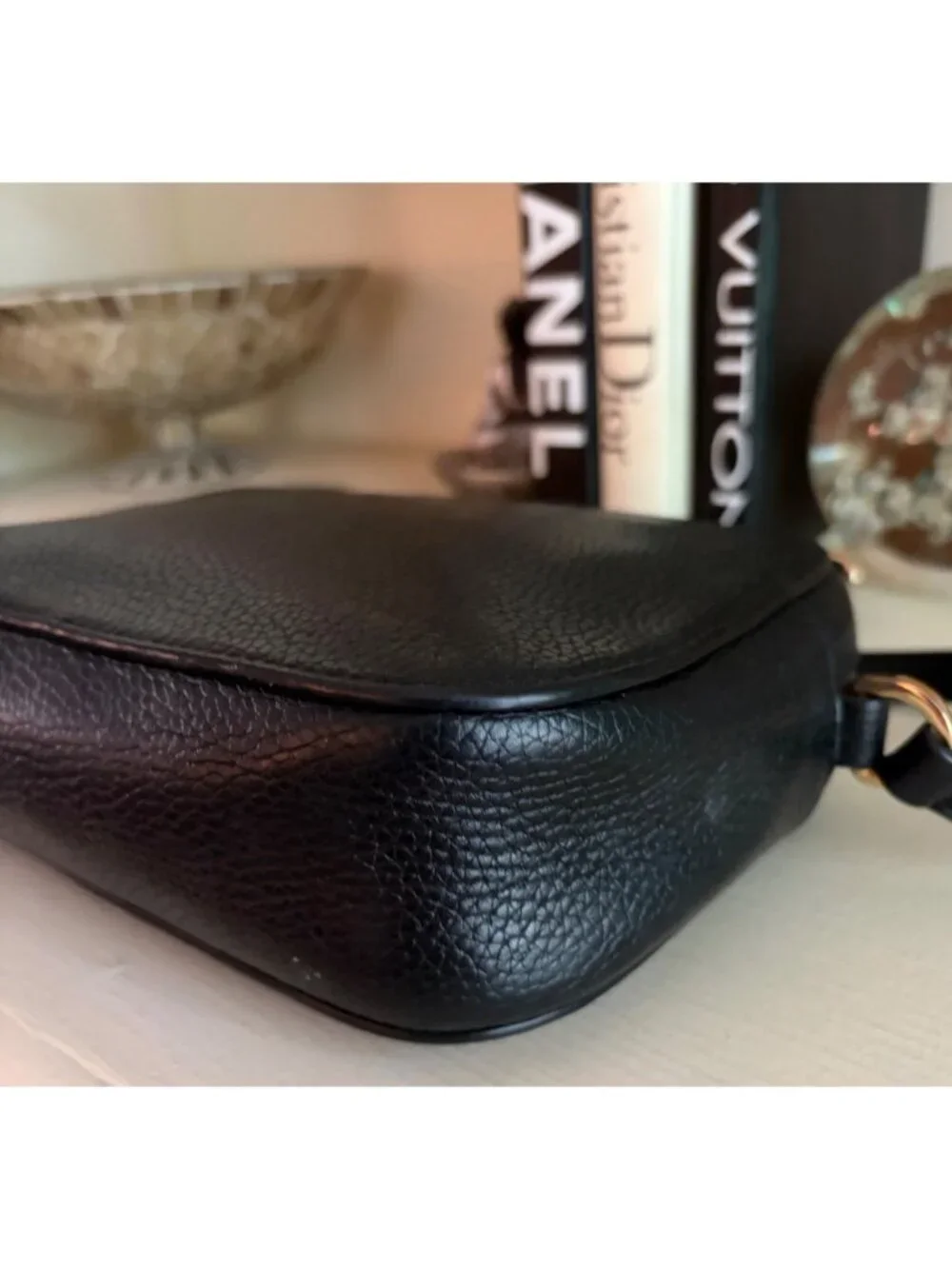Tory Burch Black Leather Crossbody Bag